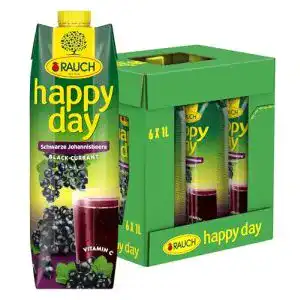 Schwarzer Johannisbeersaft Happy Day Rauch Schw. Johannisbeere