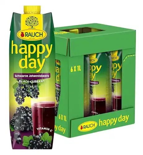 Schwarzer Johannisbeersaft Happy Day Rauch Schw. Johannisbeere