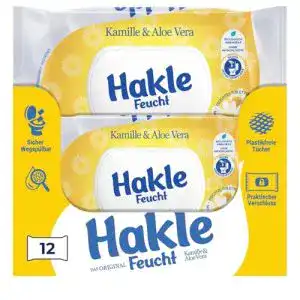 Feuchtes-Toilettenpapier Hakle Feucht Kamille und Aloe Vera