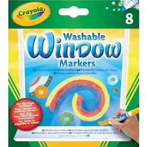 Fenstermalstifte CRAYOLA 58-8165, 8 Fensterfilzstifte