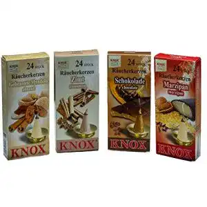 Knox-Räucherkerzen Knox 4er Räucherkerzen Weihnachtsbäcker