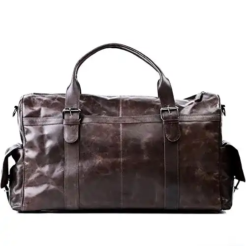 Weekender FEYNSINN Reisetasche echt Leder Ashton XL groß