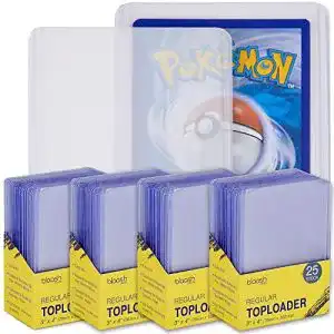 Kartenhüllen blaash ® 4er Set Regular Toploader 4 x 25