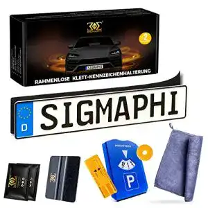 Wechselkennzeichenhalter SIGMAPHI ® Klett Kennzeichenhalter
