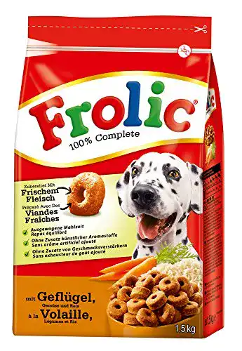 Frolic-Hundefutter Frolic Hundefutter Trockenfutter mit Geflügel