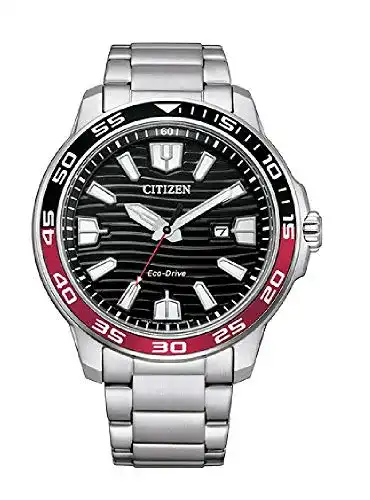 Eco-Drive-Uhren CITIZEN Herren Analog Quarz Uhr mit Edelstahl