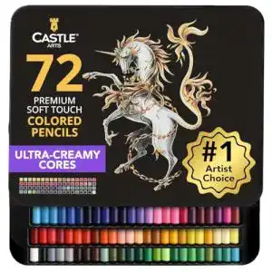 Buntstifte professionell Castle Art Supplies 72 Stück Buntstifte Set
