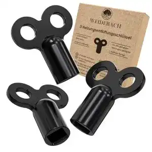 Entlüftungsschlüssel Weidebach 3x ® für alle Heizkörper