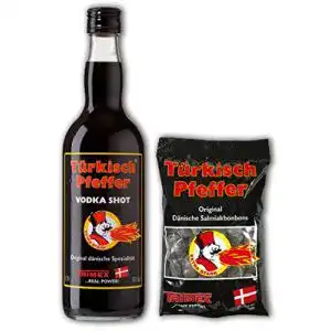 Lakritzlikör Partylikör Türkisch Pfeffer Vodka Shot 30% vol 0,7l