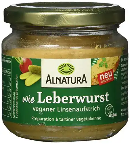 Alnatura-Brotaufstrich Alnatura wie Leberwurst 6 x 165 g