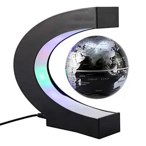 Schwebender Globus KOBWA Schwebender Deko Globus mit LED