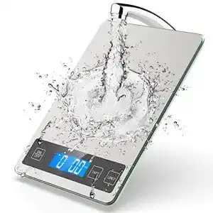 Küchenwaage NBPOWER Digital, 10KG Digitalwaage, Edelstahl