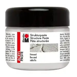 Strukturpaste Marabu 12260025809 Feinsand, matt, 225 ml, weiß