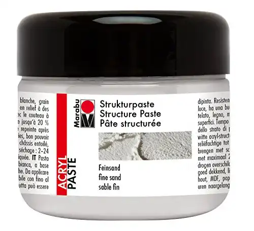 Strukturpaste Marabu 12260025809 Feinsand, matt, 225 ml, weiß