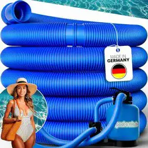 Poolschlauch poolomio, qualitativ hochwertig, 32 mm Durchmesser