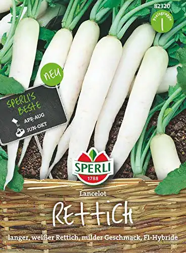 Rettich-Samen Sperli 82320 Premium Rettich Samen Lancelot