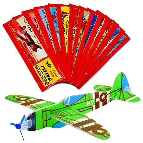 Wurfgleiter L + H WORLD 24x Styroporflieger Set
