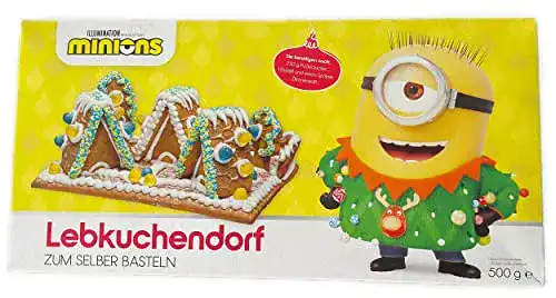 Lebkuchenhaus Minion Lebkuchen Bastelsatz Bausatz