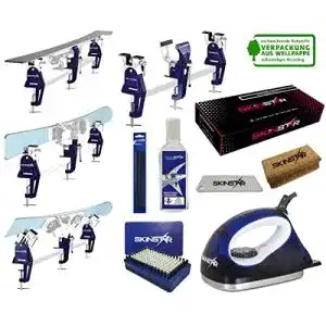 Skiwachs-Set SkinStar Skiwax Set 11-teilig Skispanner Bügeleisen