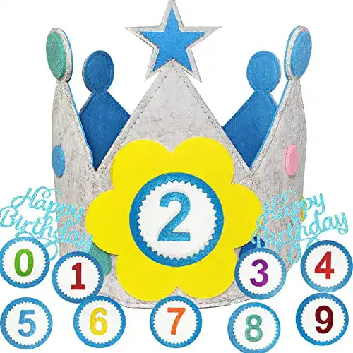 Die beste Geburtstagskrone BOYATONG XL Kinder, Junge, Stoff,Krone Geburtstag 2026 Test Bestseller Geburtstagskrone BOYATONG XL Kinder, Junge, Stoff,Krone Geburtstag