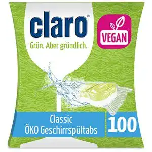 Spülmaschinentabs öko CLARO Classic Geschirrspül-Tabs 100 Stück