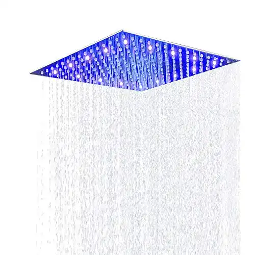 LED-Duschkopf Suguword 30 * 30cm Luxus LED Einbau-Duschkopf