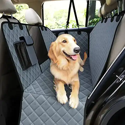 Die beste Hundedecke Kofferraum pecute, mit Mesh Fenster 146x136cm 2026 Test Bestseller Hundedecke Kofferraum pecute, mit Mesh Fenster 146x136cm
