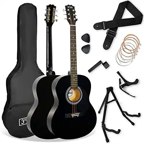 Die beste Anfänger-Gitarre 3rd Avenue 4/4 Westerngitarren-Set 2026 Test Bestseller Anfänger-Gitarre 3rd Avenue 4/4 Westerngitarren-Set
