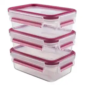 Emsa-Vorratsdosen Emsa 515582 Food Clip & Close, 3-tlg. Set