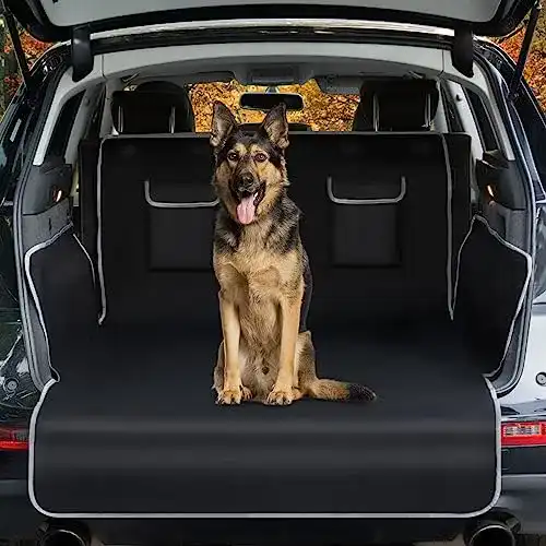 Hundedecke Kofferraum Toozey mit Seitenschutz, robust
