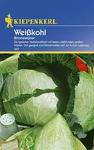 Weißkohl-Samen Kiepenkerl Kohlsamen, Weißkohl Brunswijker