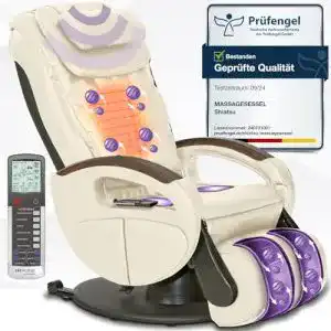 Massagesessel maxVitalis Shiatsu mit Wärmefunktion, rollbar
