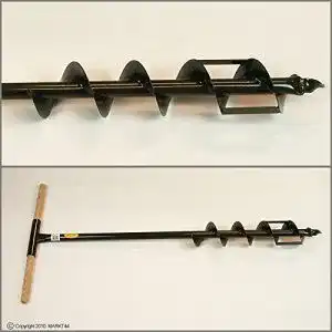 Erdbohrer Polar 5519 Erdlochbohrer Ø 80 mm Länge 106 cm