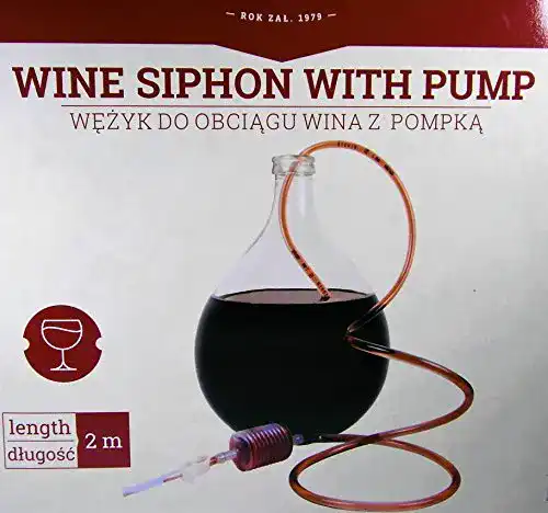 Weinheber AlcoFermBrew mit Ansaugpumpe und Klemme, 2 Meter