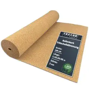 Trittschalldämmung 5mm United Foam Industries GmbH Kork 5 mm