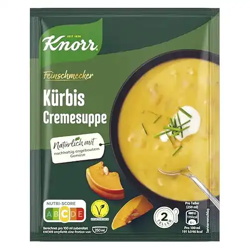 Kürbissuppe Knorr Feinschmecker Kürbis Suppe 52 g