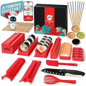 Sushi-Maker AYA Sushi Maker Kit Sushi Maker Rot Komplett
