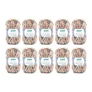Merinowolle Gründl Hot Socks Pearl Color, Vorteilspack 10 Knäuel