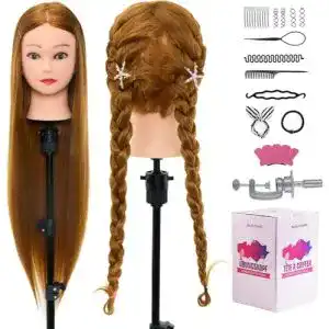 Schminkpuppe NEVERLAND Beauty 30″ Übungskopf Frisierkopf