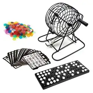 Bingo-Spiel Denny International Bingo und viel Zubehör
