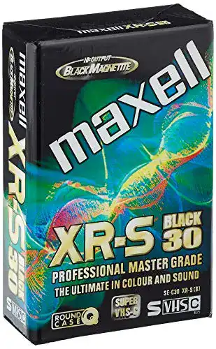Die beste Videokassetten Maxell SE-C 30 XRS Black S-VHS-C Super Qualität 2026 Test Bestseller Videokassetten Maxell SE-C 30 XRS Black S-VHS-C Super Qualität