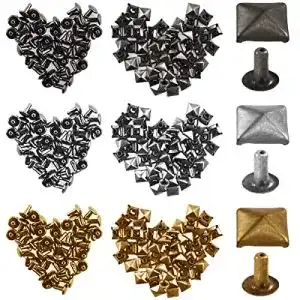 Ziernieten Mnixy KE14 Pyramid square rivet, Multicolor