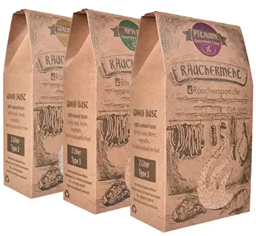 Räuchermehl Räucherspan.de – aromatisches Set – 1200g
