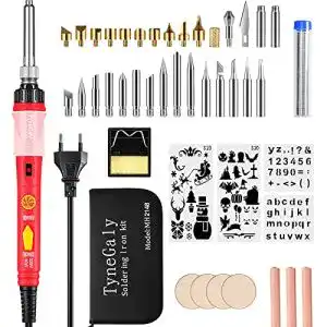Brandmalerei-Set TyneGaly Lötkolben Brandmalerei Set, 60W