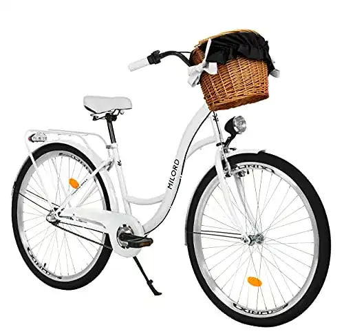 Die beste Citybike Milord Bikes Milord. 28 Zoll 3-Gang weiß Komfort 2026 Test Bestseller Citybike Milord Bikes Milord. 28 Zoll 3-Gang weiß Komfort