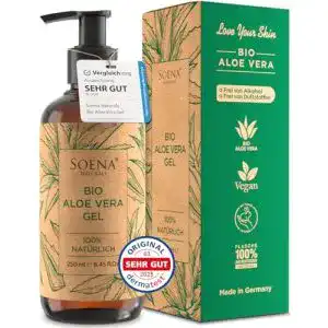 Aloe Vera Gel Soena mit 100% BIO ALOE VERA | 250ml