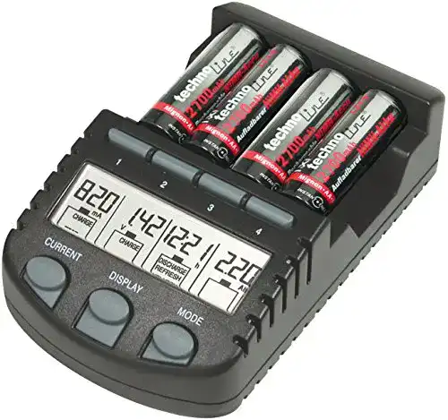 Akku-Ladegerät Technoline BC 700 Akku, mit LCD-Display