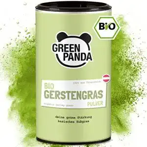 Gerstengras-Pulver Green Panda ® Gerstengras Pulver Bio 125g