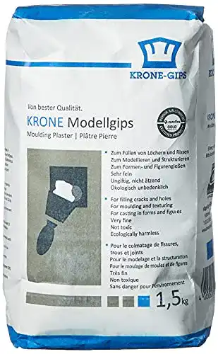 Modelliergips Model Gips Kars Pflaster zum Modellieren, 1,5 kg