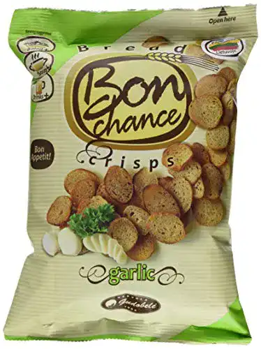 Brotchips Bon Chance, mit Knoblauch Geschmack, 12er Pack